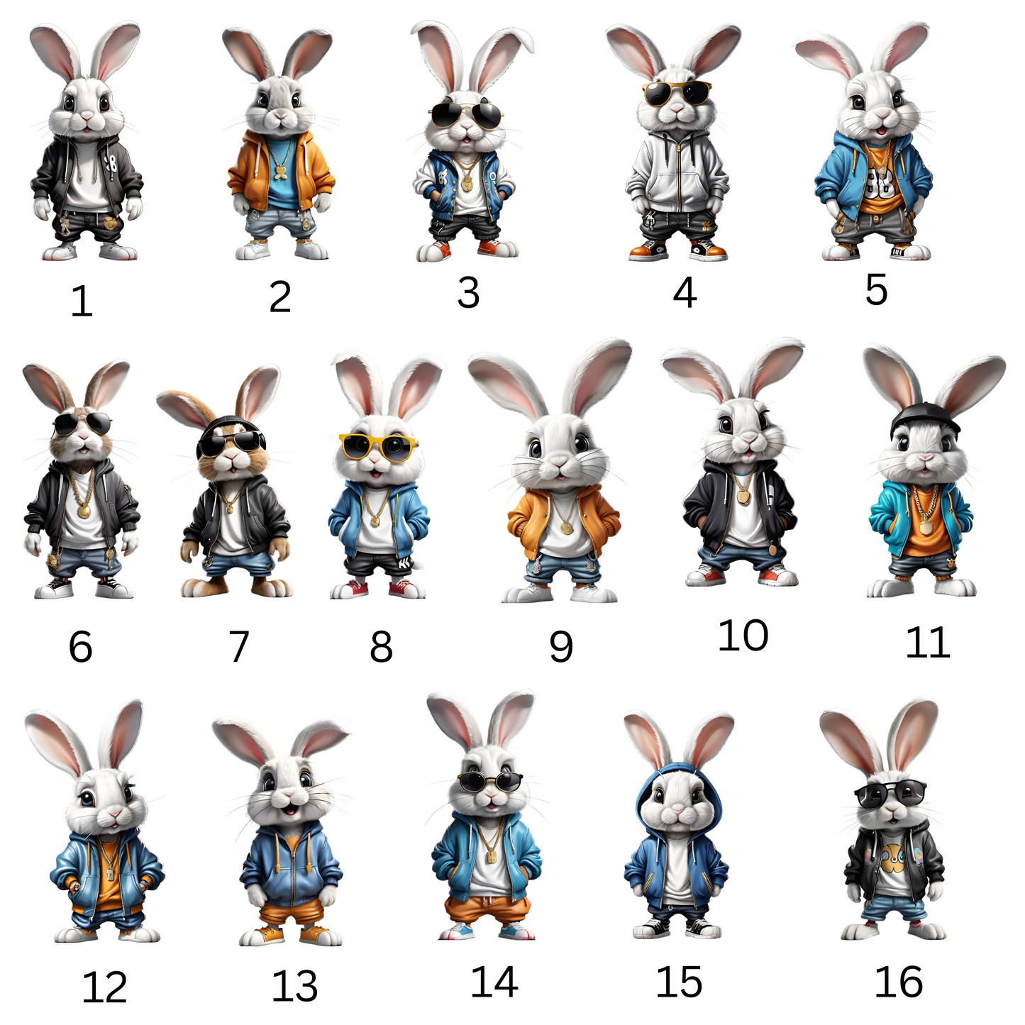 Ostersäckchen Gangsterbunnys