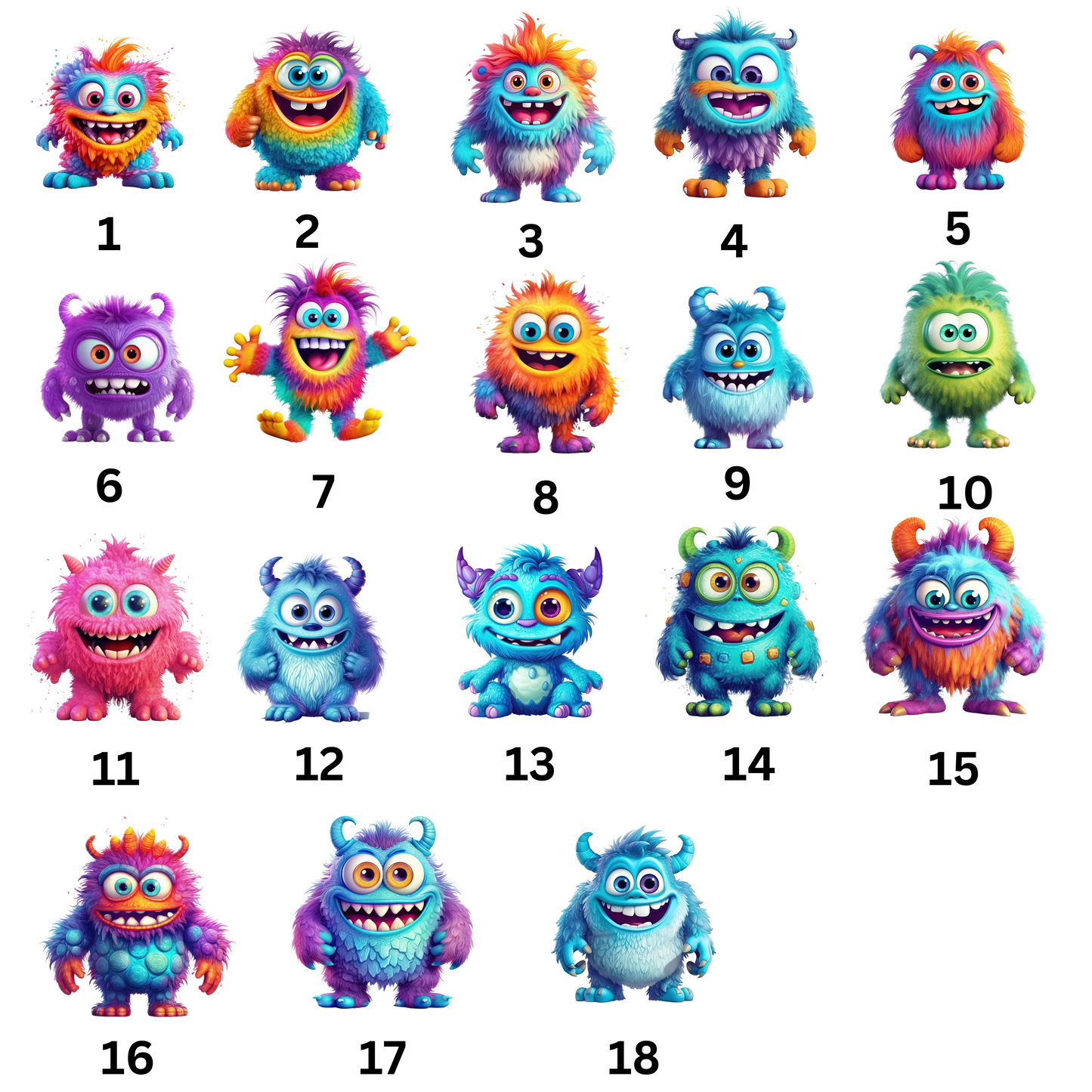 Kinder Rucksack Monsterchen