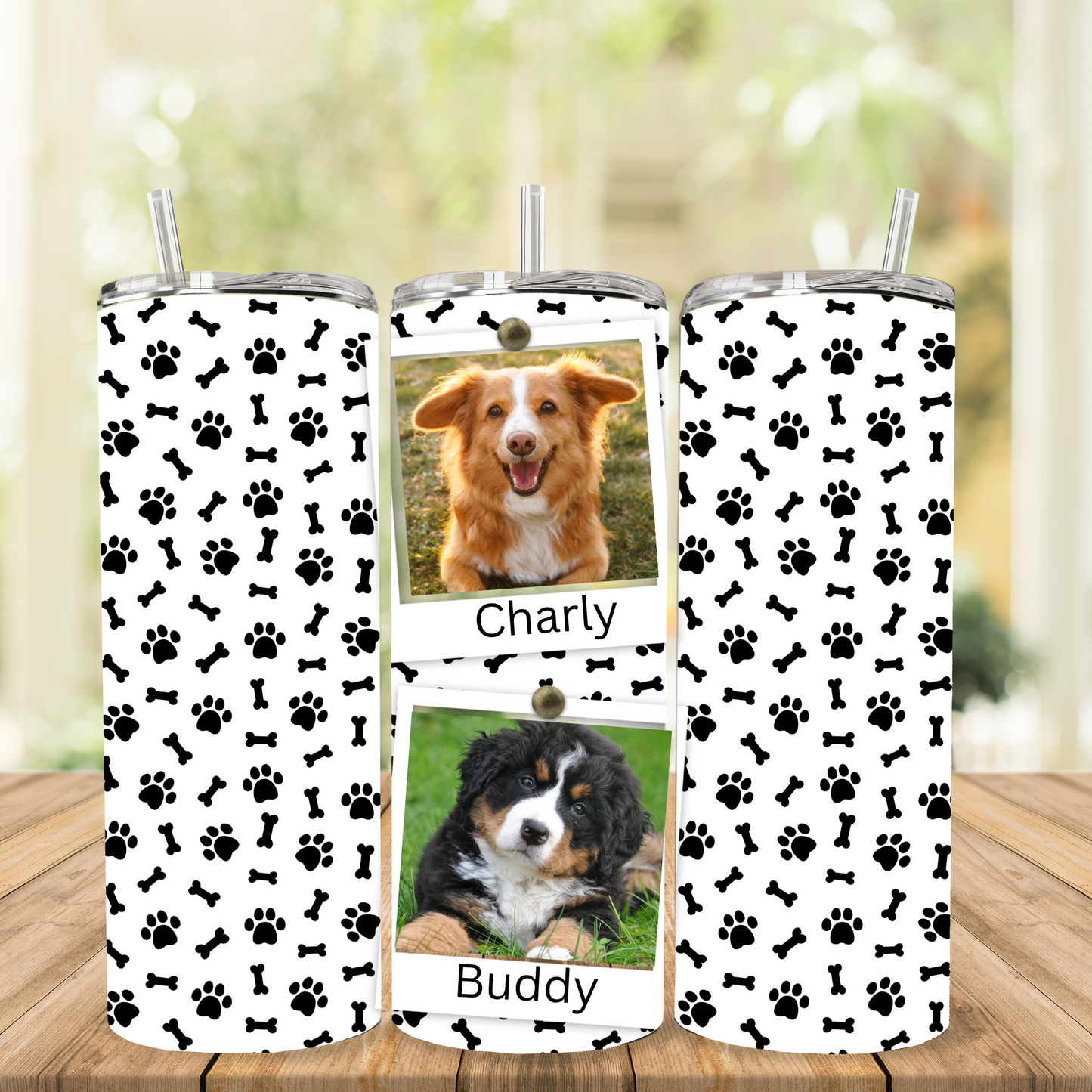 Tumbler / Kaffeebecher to go Hund mit Fotos