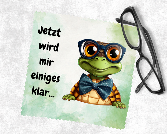 Brillenputztuch Frosch