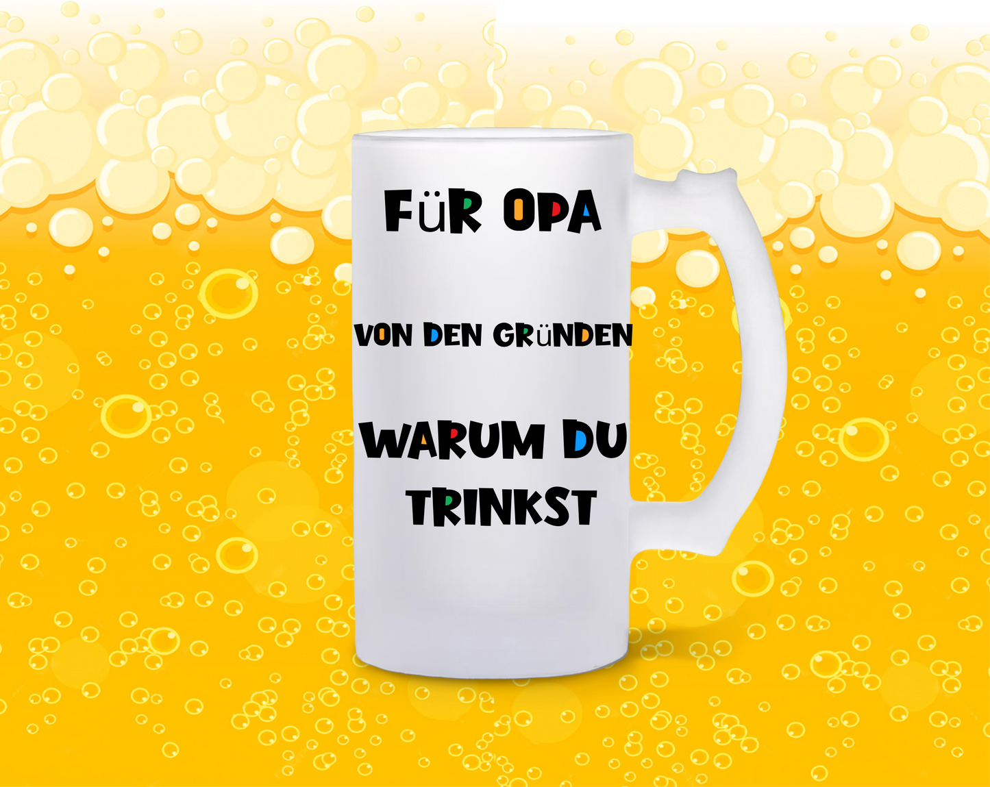 Bierkrug Vatertag / Opatag Gründe warum du trinkst