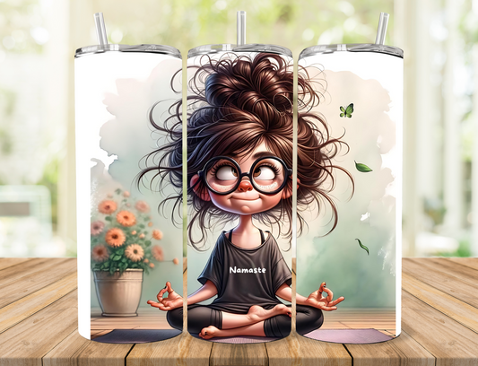 Tumbler / Kaffeebecher to go Namaste