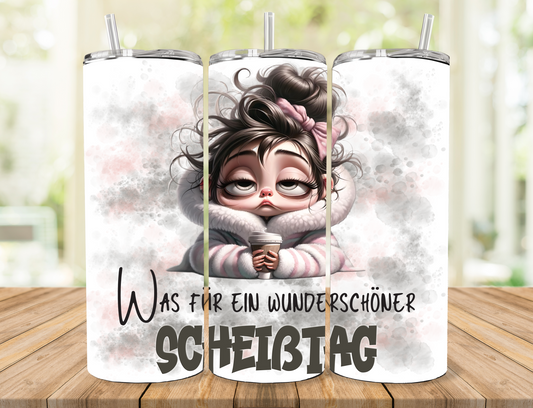 Tumbler / Kaffeebecher to go Scheißtag