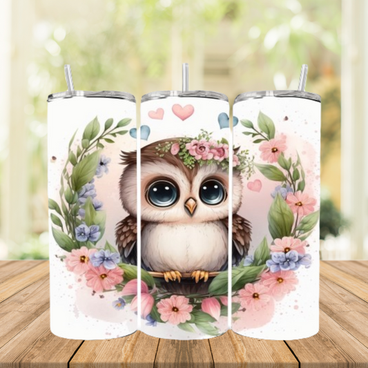 Tumbler / Kaffeebecher to go Eule