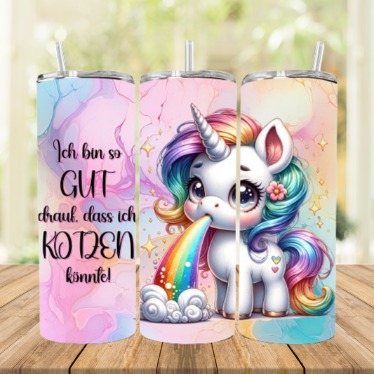 Tumbler / Kaffeebecher to go Einhorn 2