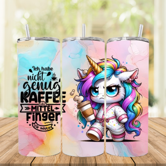 Tumbler / Kaffeebecher to go Einhorn