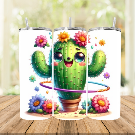 Tumbler / Kaffeebecher to go Kaktus Hula Hoop