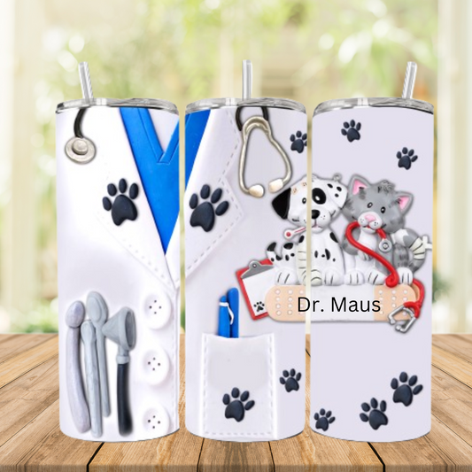 Tumbler / Kaffeebecher to go Tierarzt