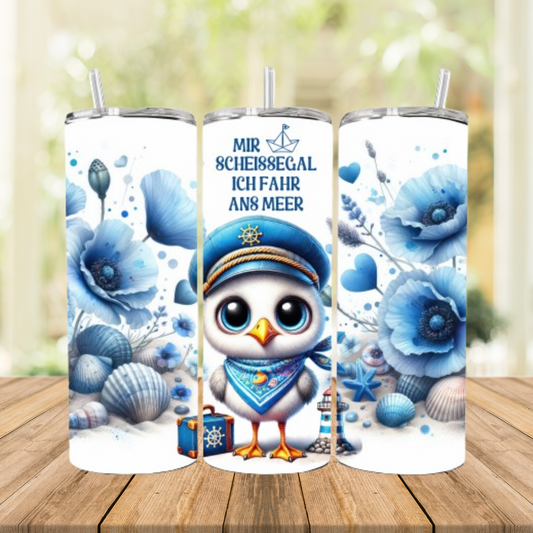 Tumbler / Kaffeebecher to go Möwe